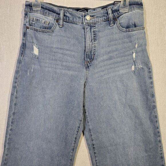 Scoop Jeans Wide Leg Low Slung Women 6 Blue NEW 34 X 28 - Picture 4 of 16